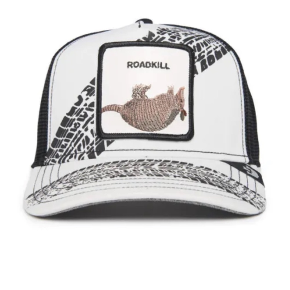 NIB Limited Edition Goorin Brothers “Roadkill” Armadillo Trucker Hat - Picture 2 of 8